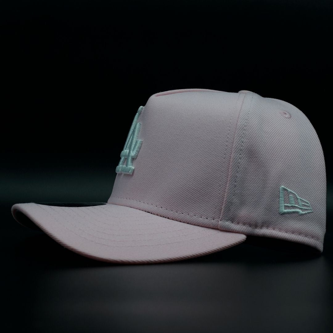 LA A FRAME PINK SNAP BACK