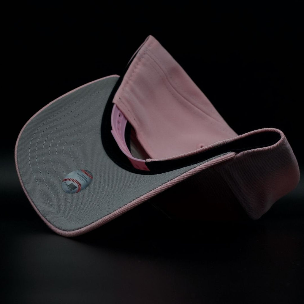 LA A FRAME PINK SNAP BACK