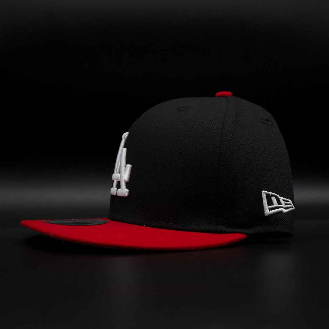 LA 50 ANNIVERSARY RED & BLACK SBNAP BACK