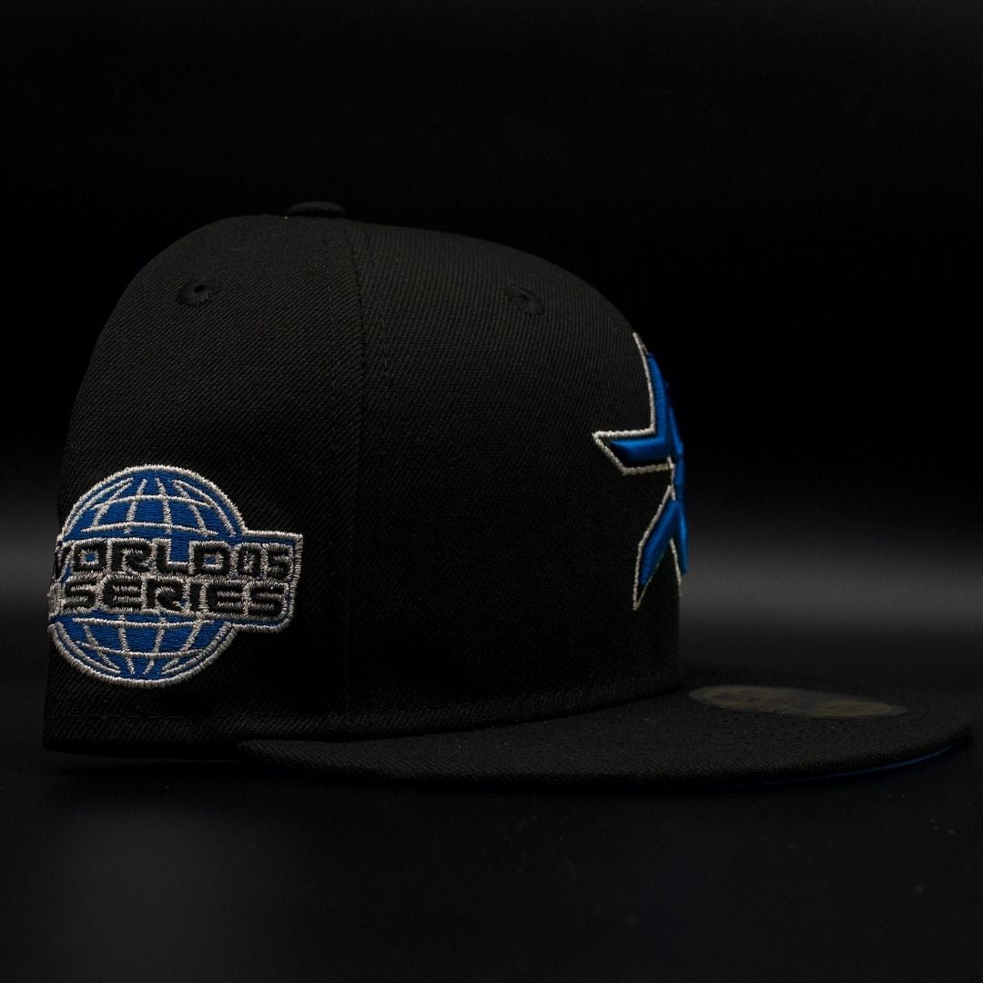 HOUSTON ASTROS LASER BLUE METALLIC WORLD SERIES