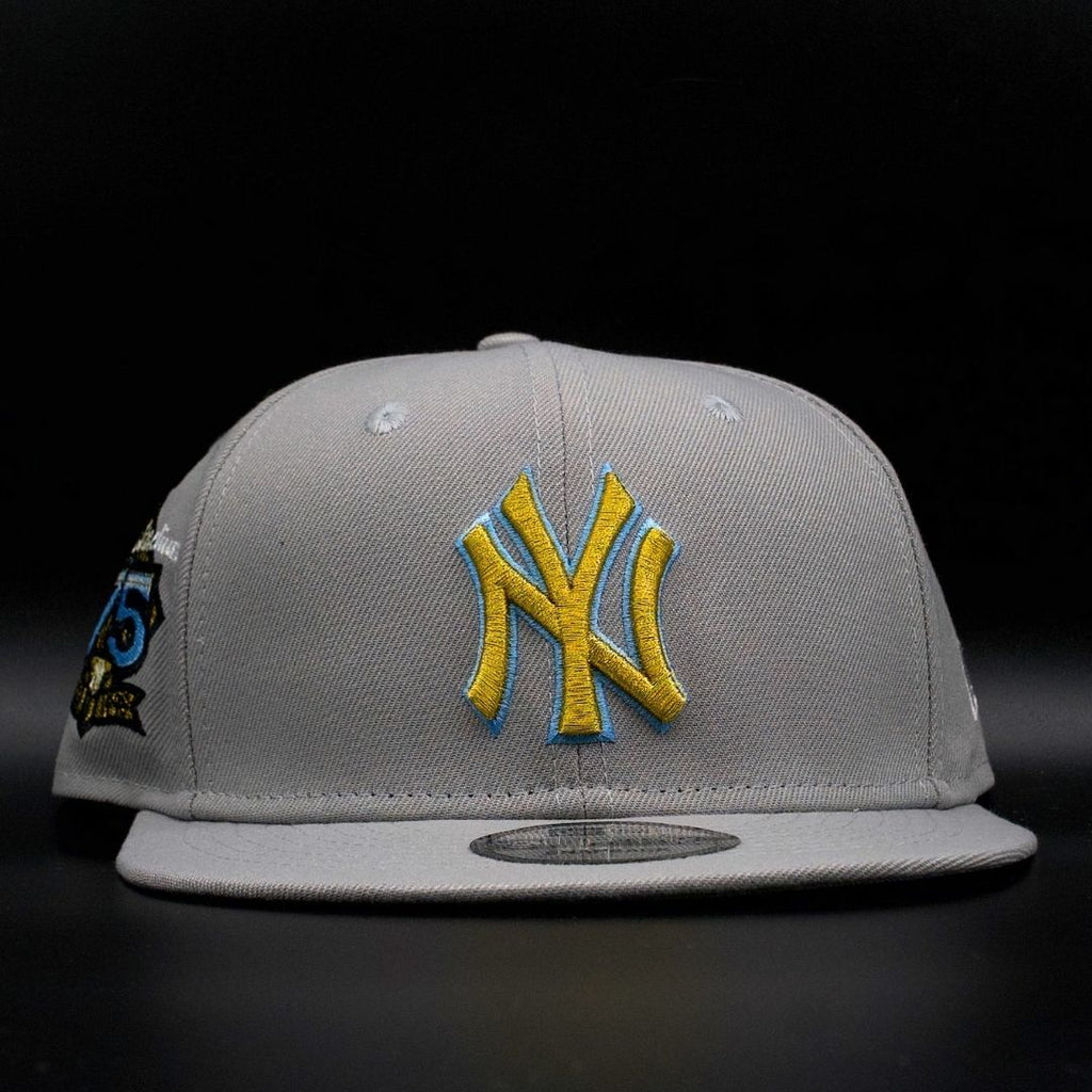 NY 75' GOLD METTALIC SNAP BACK