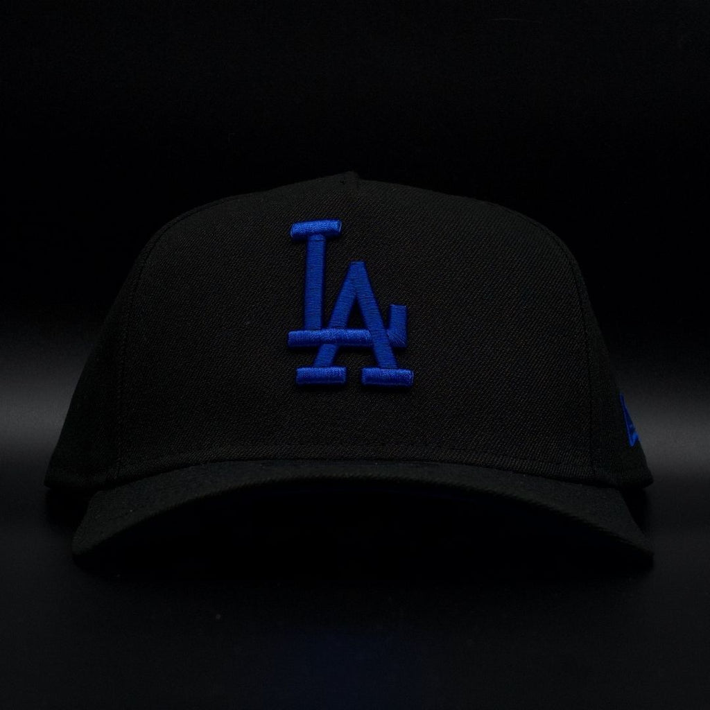 LA A FRAME ROYAL BLACK SNAP BACK