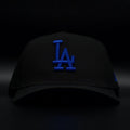 LA A FRAME ROYAL BLACK SNAP BACK