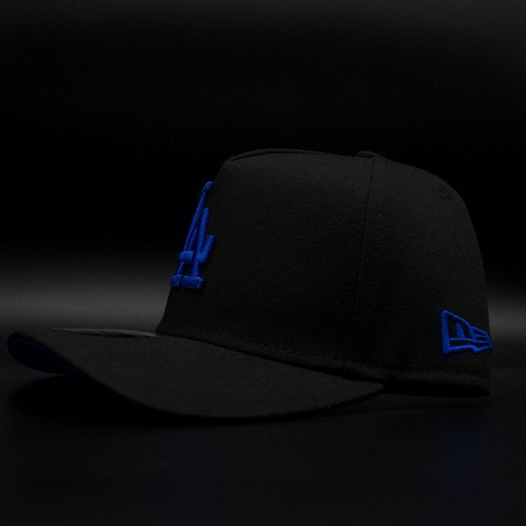 LA A FRAME ROYAL BLACK SNAP BACK