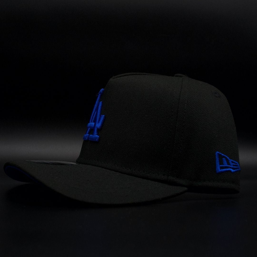 LA A FRAME ROYAL BLACK SNAP BACK