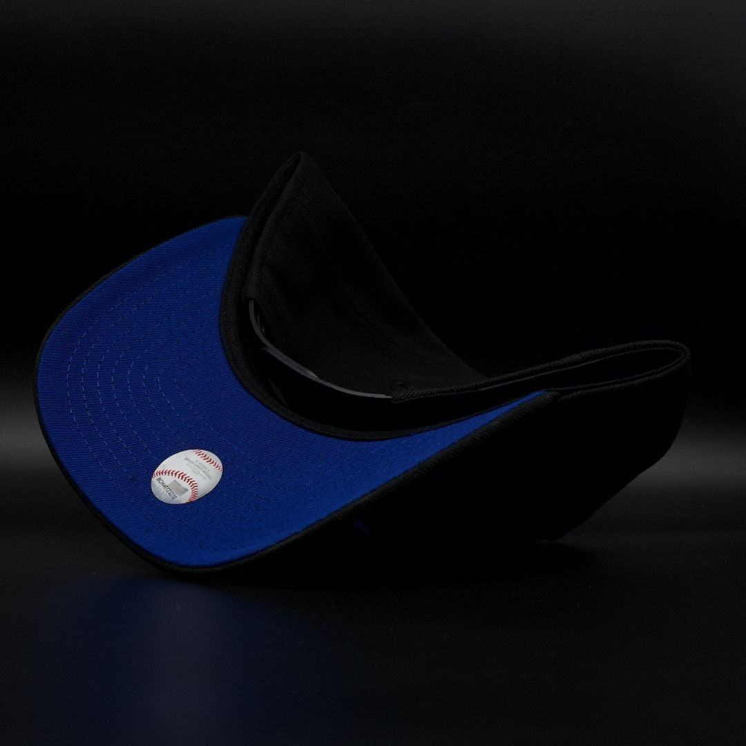 LA A FRAME ROYAL BLACK SNAP BACK